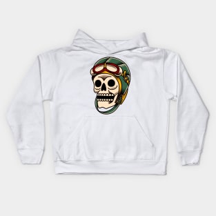 Fighter Pilot Skull Kids Hoodie